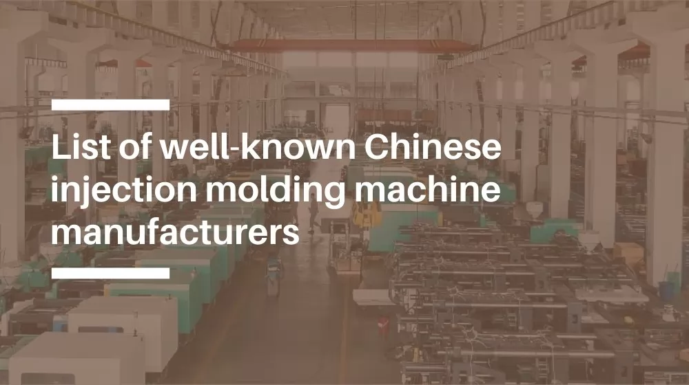 china injection molding machine manufacturer