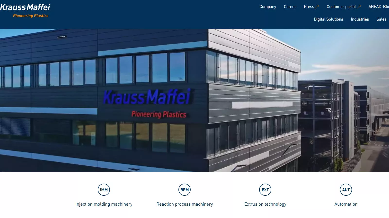 KraussMaffei Injection Molding Machines and Industrial Plastics Processing Solutions