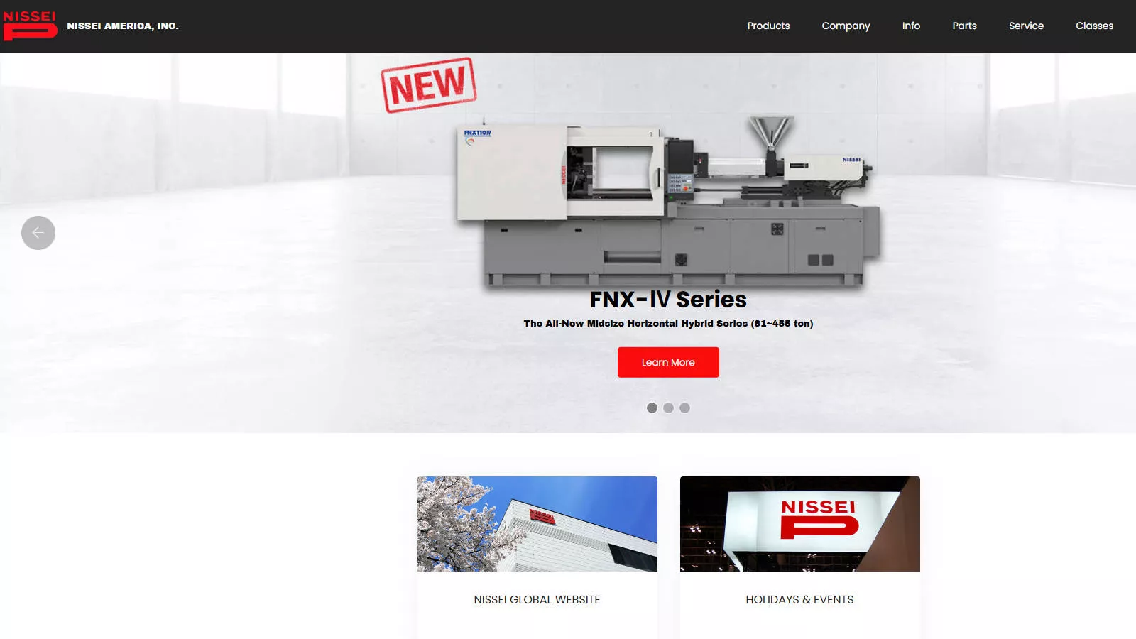 NISSEI Injection Molding Machines for Precision Plastic Manufacturing
